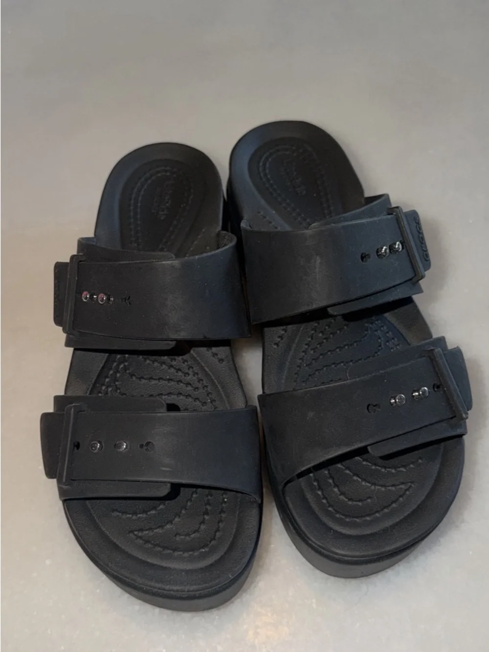 CROCS only worn